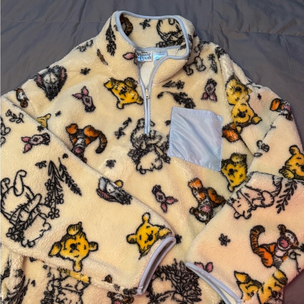 Disney Winnie the Pooh Cream Fleece Jacket